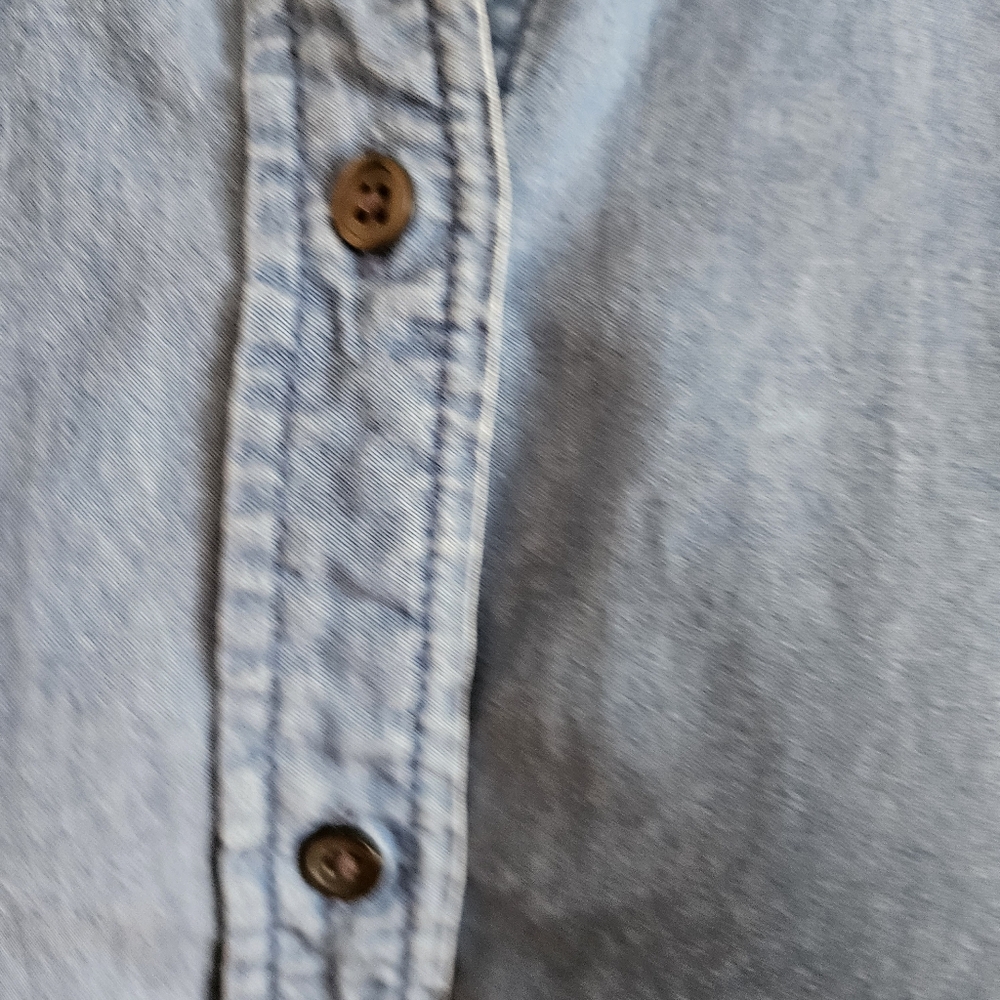 Tilley Blue Button-Up Denim Shirt - Picture 5 of 9